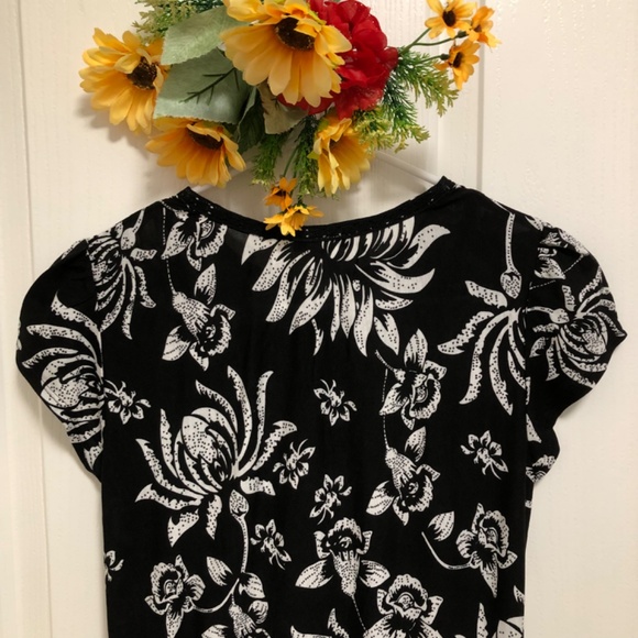 NWOT - Black & White Patterned Dress/Tunic - Picture 7 of 11